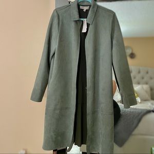 PHILOSOPHY faux suede coat